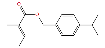 para-Cymen-7-yl (E)-2-methyl-2-butenoate